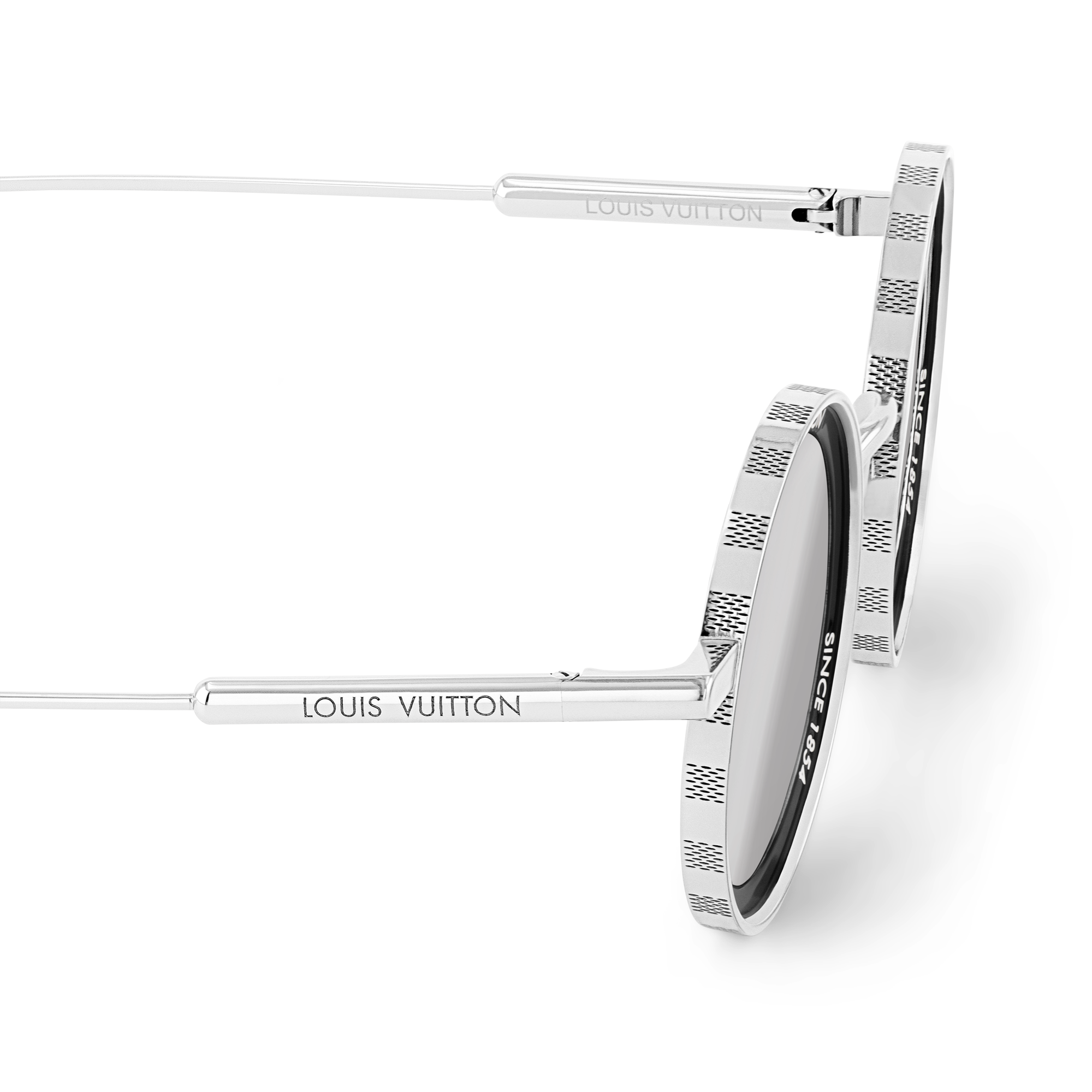 LV Super Vision Metal Round Sunglasses . - Luxury